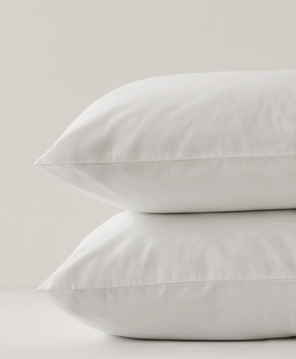 PACT Apparel | Home White Organic Cool-Air Percale Sham 2-Pa