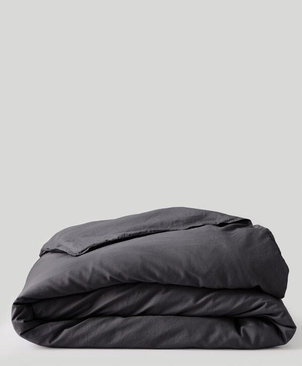 PACT Apparel | Home Charcoal Organic Room Service Sateen Duvet Cover XT