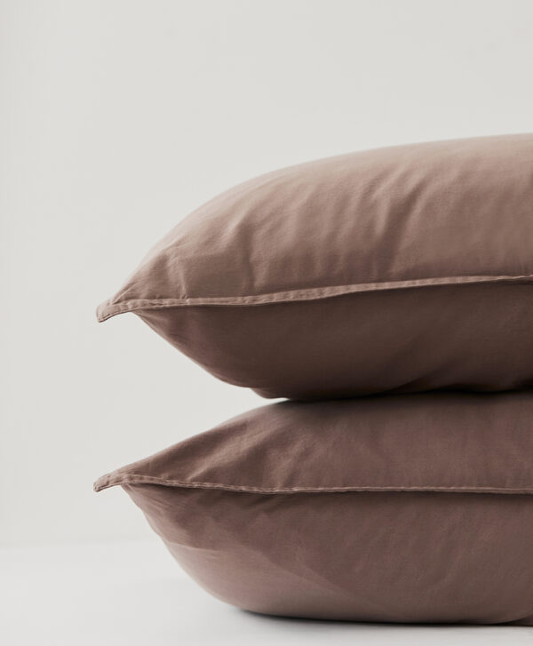 PACT Apparel | Home Deep Taupe Organic Room Service Sateen Sham 2-Pa