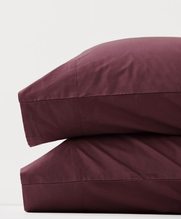 PACT Apparel | Home Raisin Organic Room Service Sateen Pillowcase 2-Pa