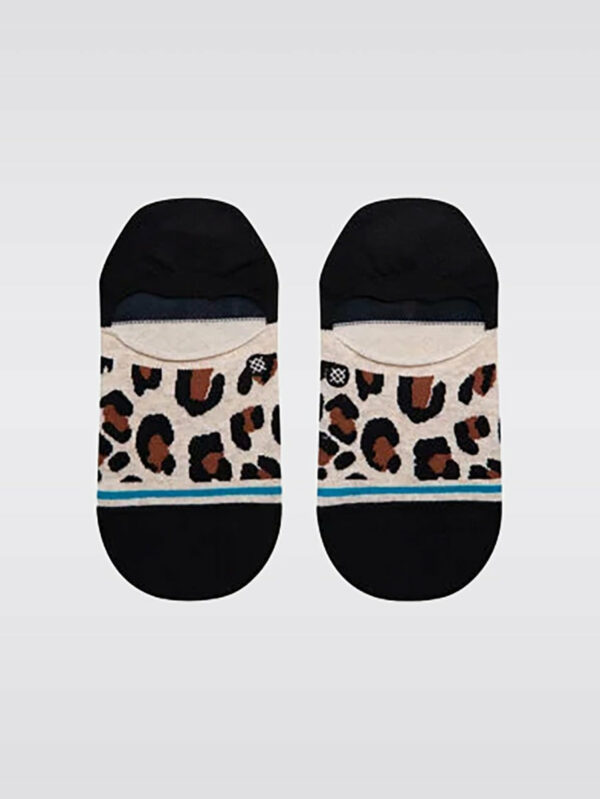 Stance Catty No Show Socks - Brown Leopard