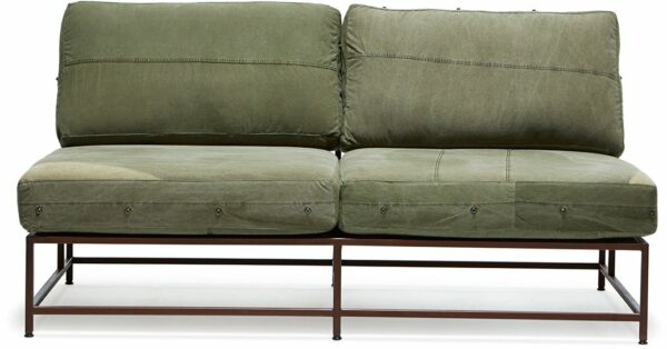 Stephen Kenn | Inheritance Love Seat - Military Canvas