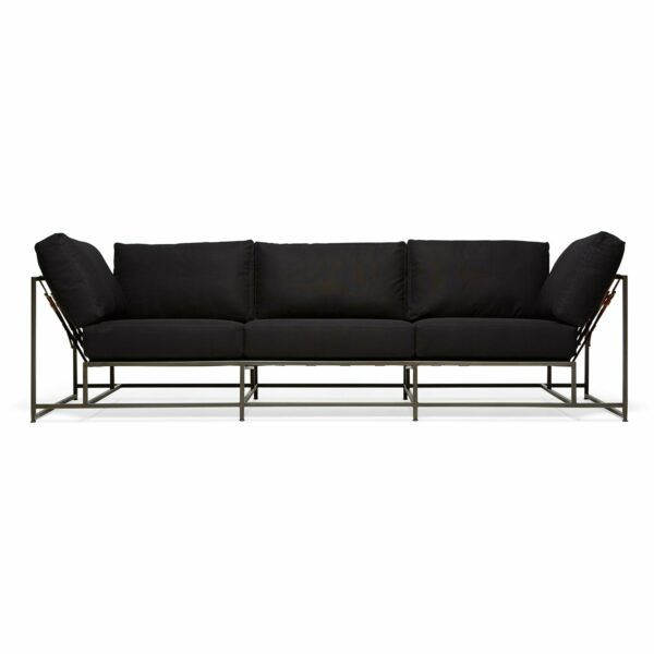 Stephen Kenn | Inheritance Sofa - Black Frame/Black Canvas