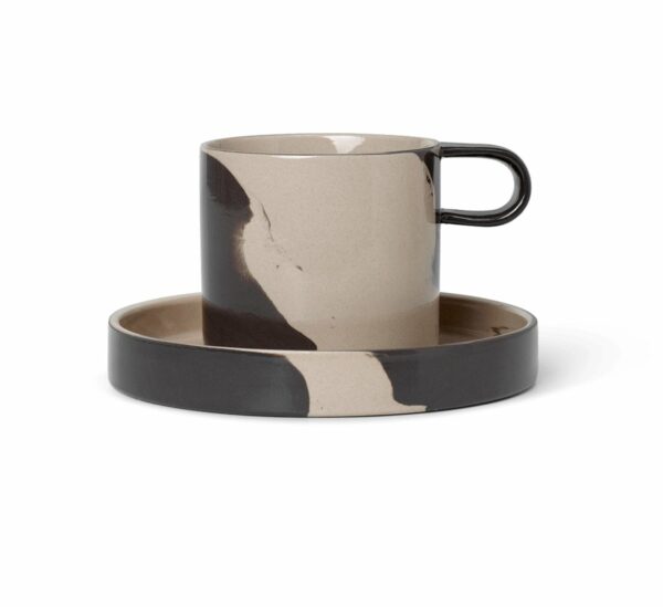 Ferm Living | Inlay Cup with Saucer