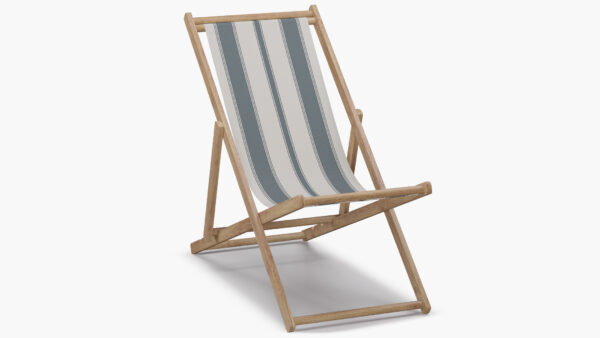 The Inside | Cabana Chair | French Blue Clarence Stripe