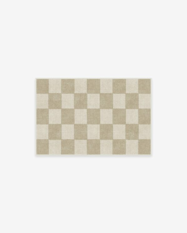 Ruggable | Jaque Checkered Stone Rug