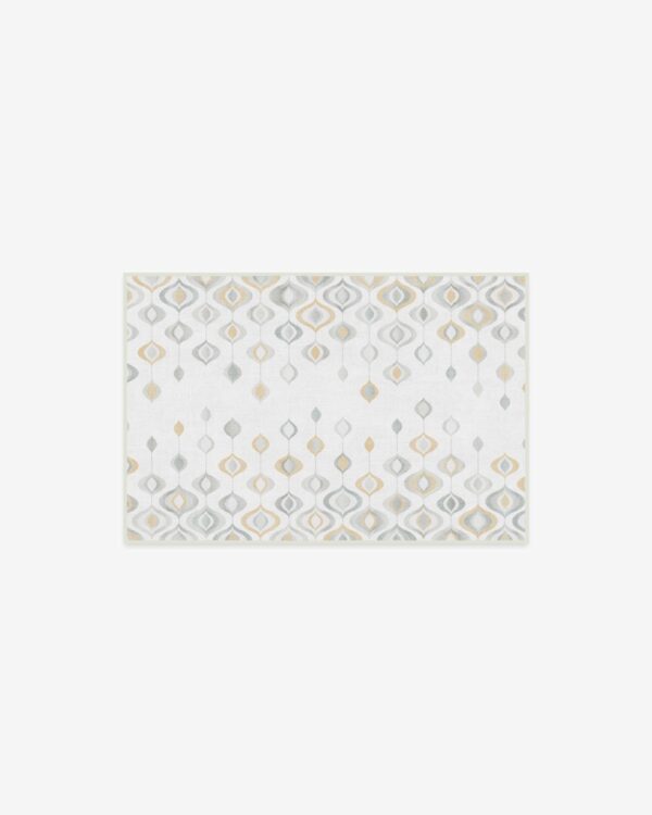 Ruggable | Jonathan Adler Bargello Cascade Silver & Gold Rug