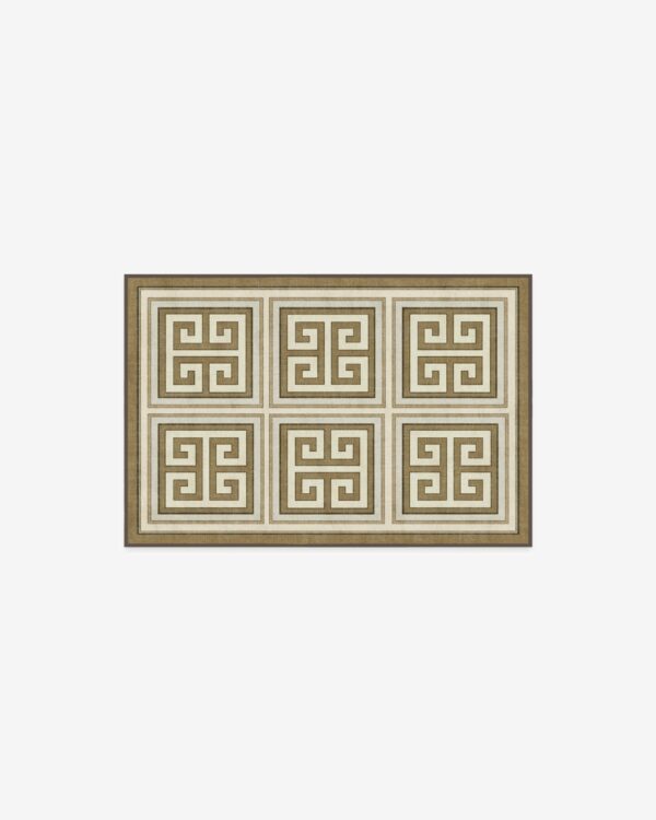 Ruggable | Jonathan Adler Greek Key Natural Gold Rug