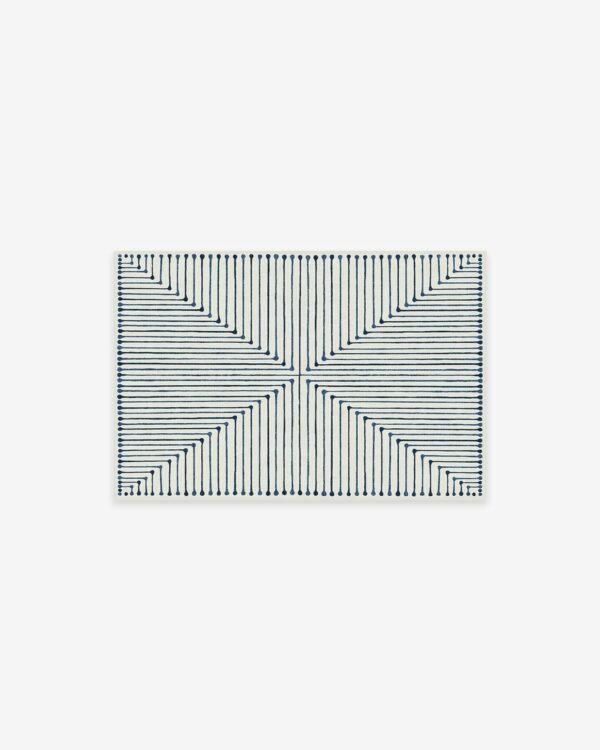 Ruggable | Jonathan Adler Inkdrop Slate Blue Rug