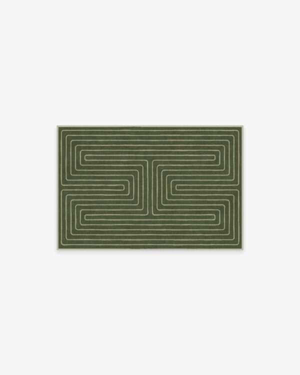 Ruggable | Jonathan Adler Labyrinth Fern Green Rug