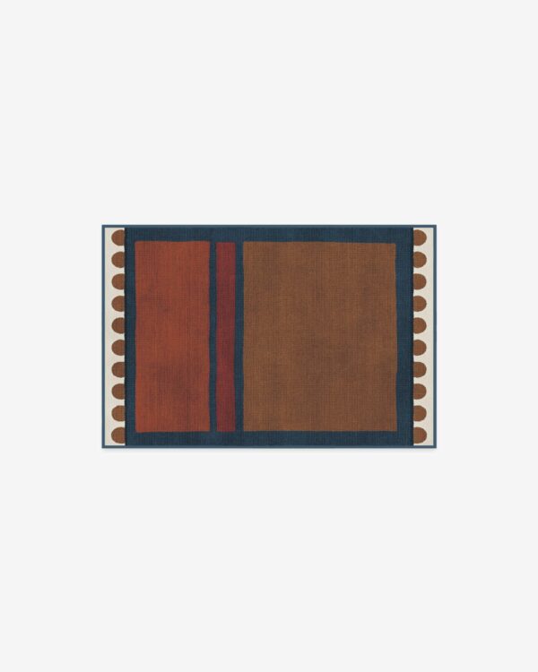 Ruggable | Justina Blakeney Nina Indigo & Rust Rug