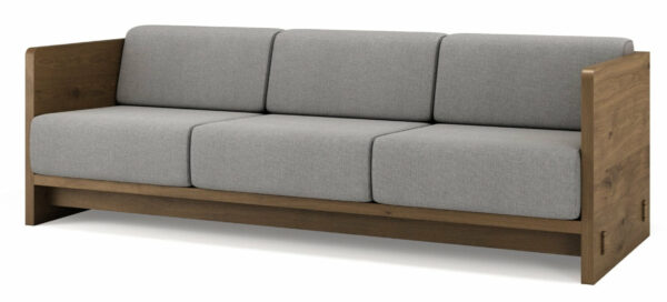 BRDR. Kruger | Karm 3-Seater Sofa - Fumed Oak / Hallingdal Grey 0113