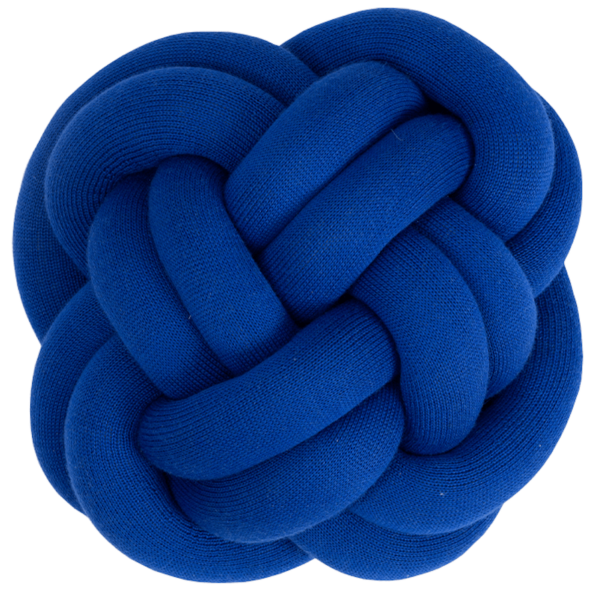 Design House Stockholm | Knot Cushion - Klein Blue