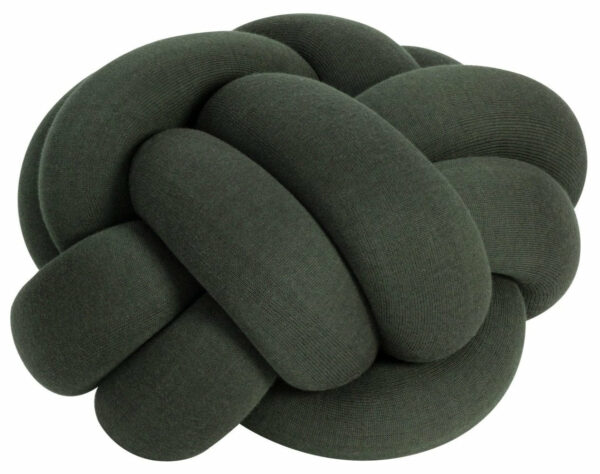 Design House Stockholm | Knot Floor Cushion - Medium - Forest Green