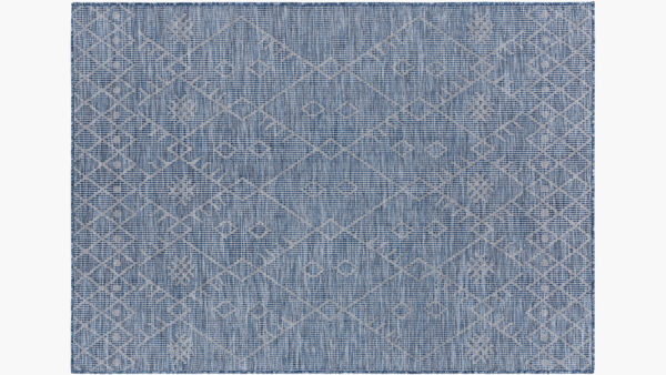 The Inside | Ojai Outdoor Rug | 7'8" x 10' | Denim Ojai