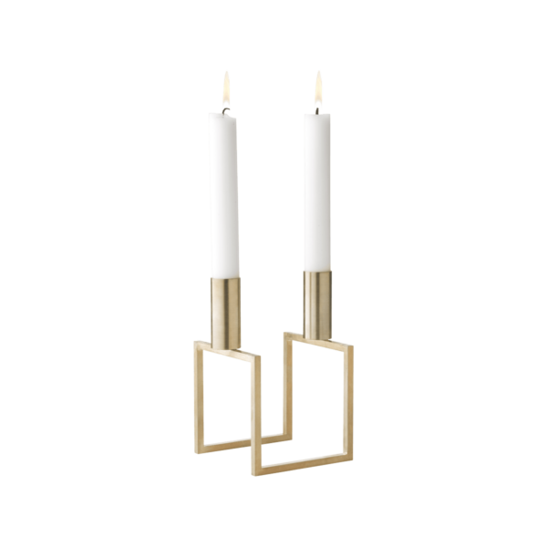 Audo Copenhagen | Kubus Line Candle Holder - Brass