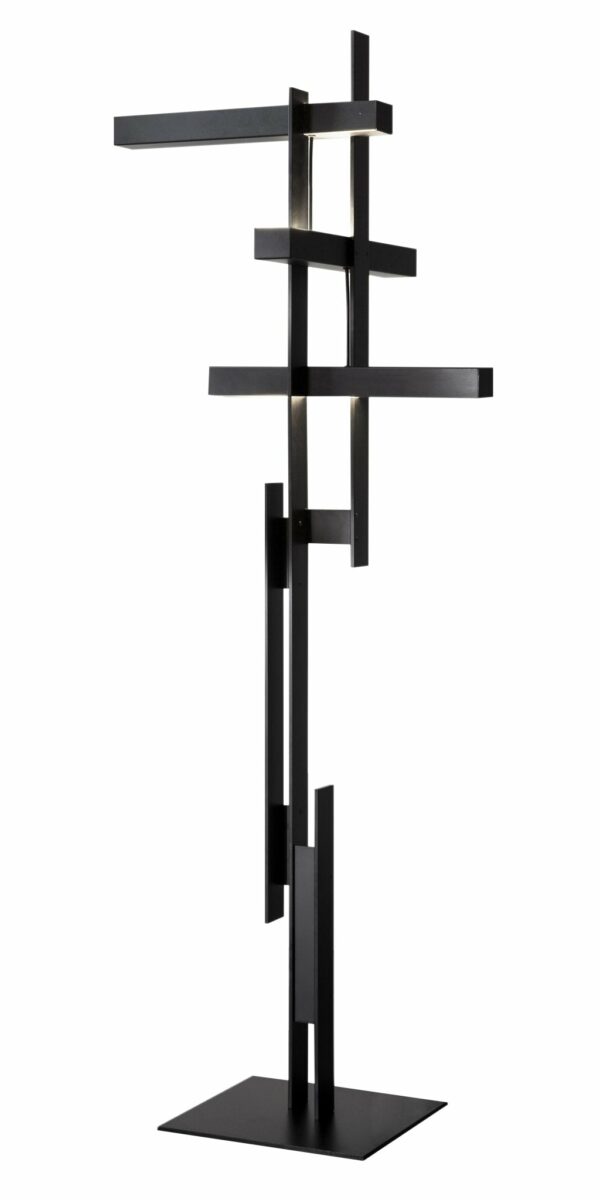 Oluce | Las Floor Lamp - Black