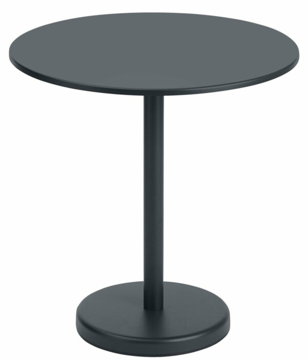 Muuto | Linear Steel Café Table - Round - Black