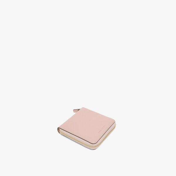 Lo & Sons | Mallorca Small Wallet - Saffiano Leather - Rose Quartz / Gold / Camel