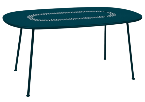 Fermob | Lorette Oval Table 63" x 35" - Acapulco Blue