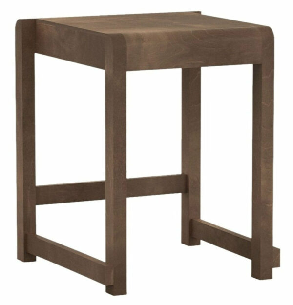 Frama | Low Stool 01 - Dark Wood