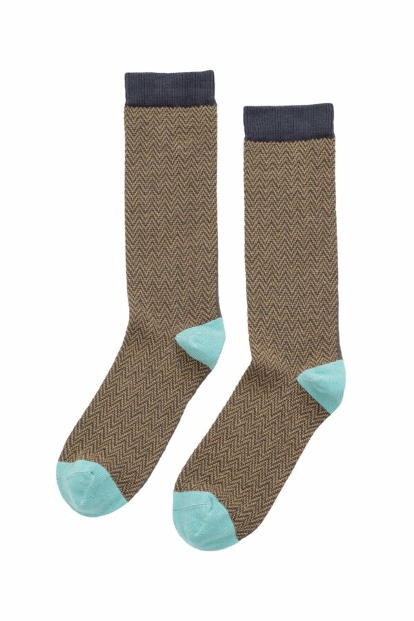 Velvet by Graham & Spencer | Herringbone Crew Sock By Little River Sock Mill