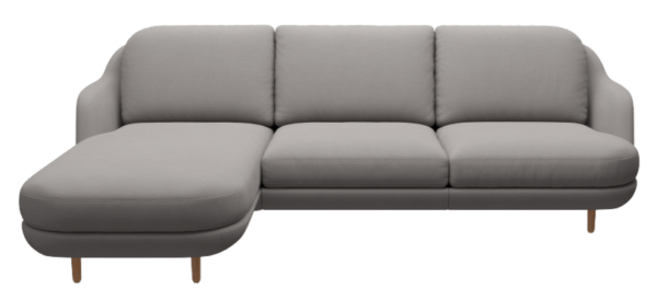 Fritz Hansen | Lune™ 3-Seater Sofa w/ Chaise Lounge - Christianshavn 1121 / Left Facing