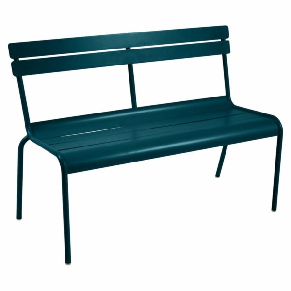 Fermob | Luxembourg 2/3 Seater Bench - Acapulco Blue