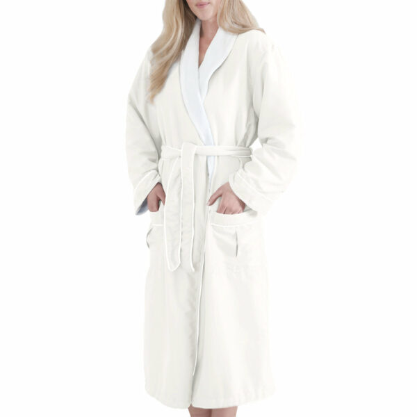 Microfiber Bathrobe by Jennifer Adams Inc