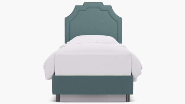 The Inside | Art Deco Bed | Seaglass Linen