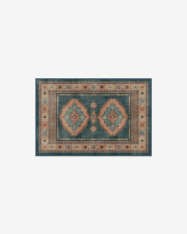 Ruggable | Marcela Blue & Rose Rug