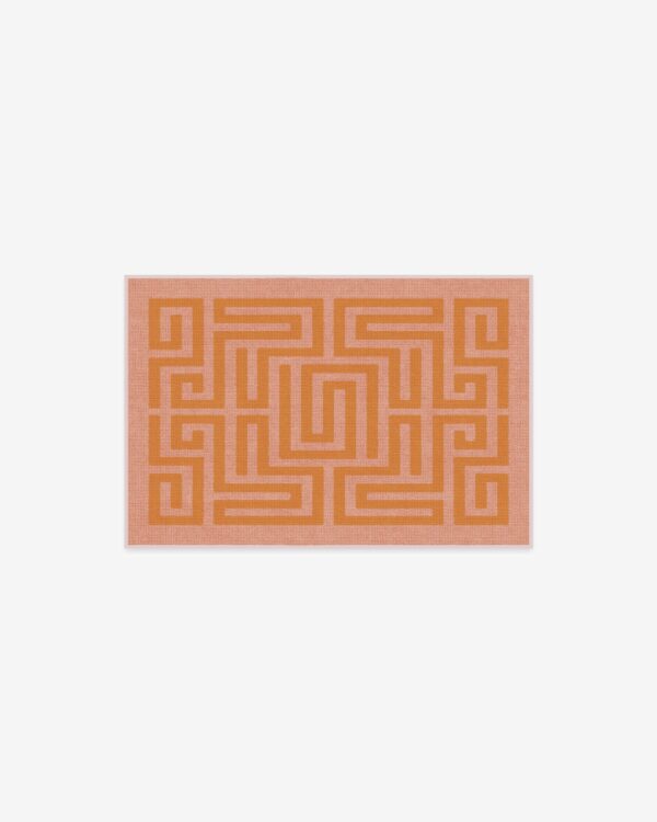 Ruggable | Maze Pink & Orange Rug