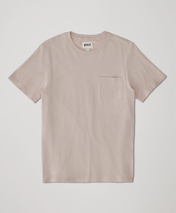 PACT Apparel | Men's Oat Field Midweight Slub Crew Tee