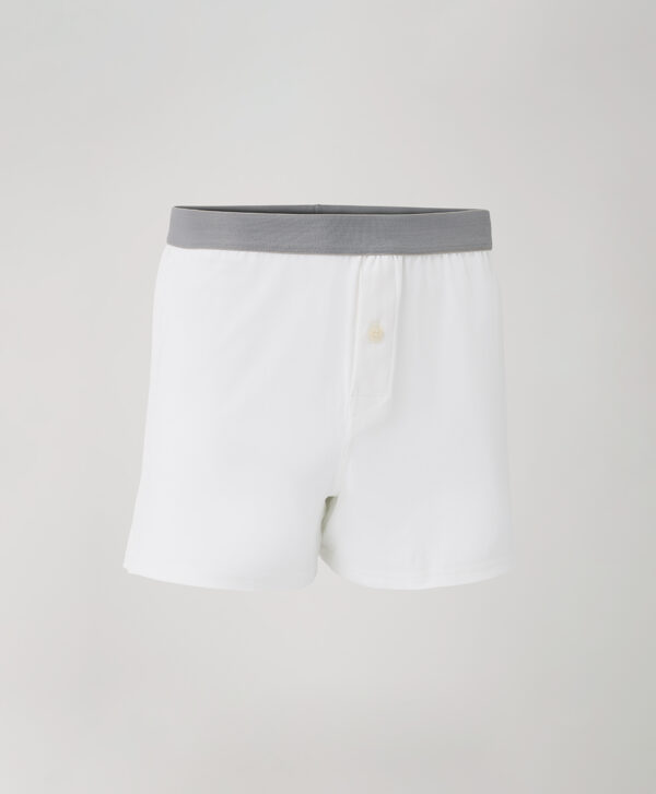 PACT Apparel | Men's White Everyday Knit Boxer