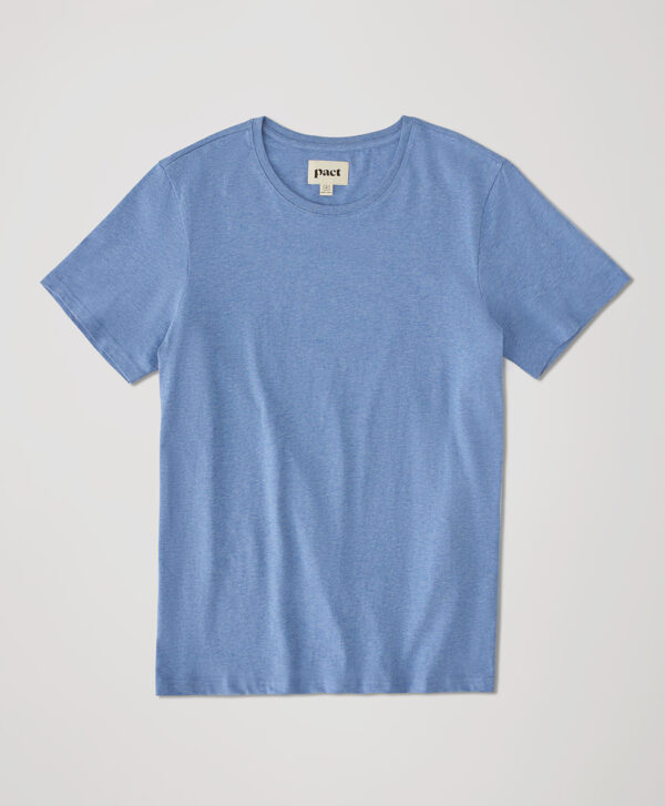 PACT Apparel | Men's Wedgewood Heather Softspun Crew Ne Tee