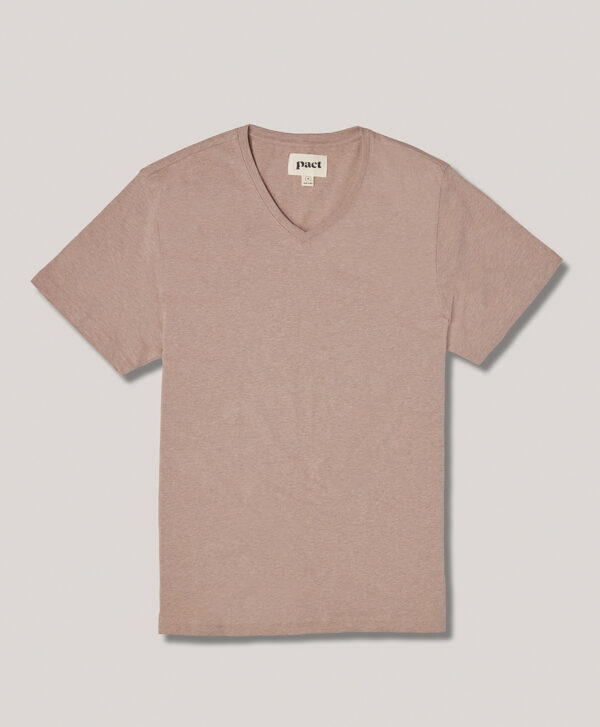 PACT Apparel | Men'succo Heather Softspun V-Ne Tee