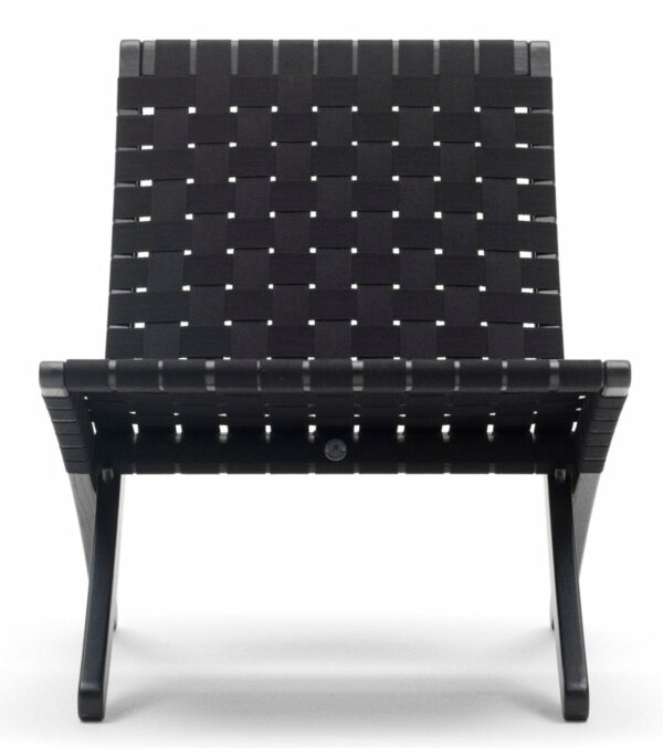 Carl Hansen & Son | MG501 Cuba Chair - Cotton Webbing - Black Oak/Black Webbing