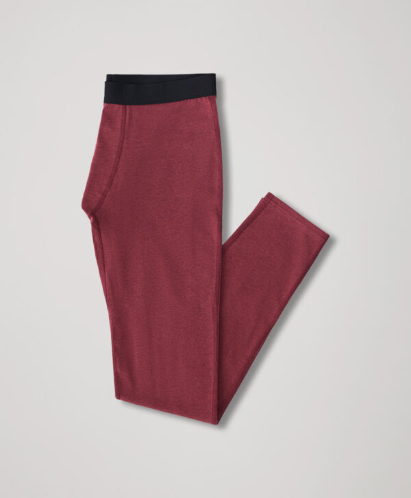 PACT Apparel | Men's Pomegranate Heather Everyday Layering Long John