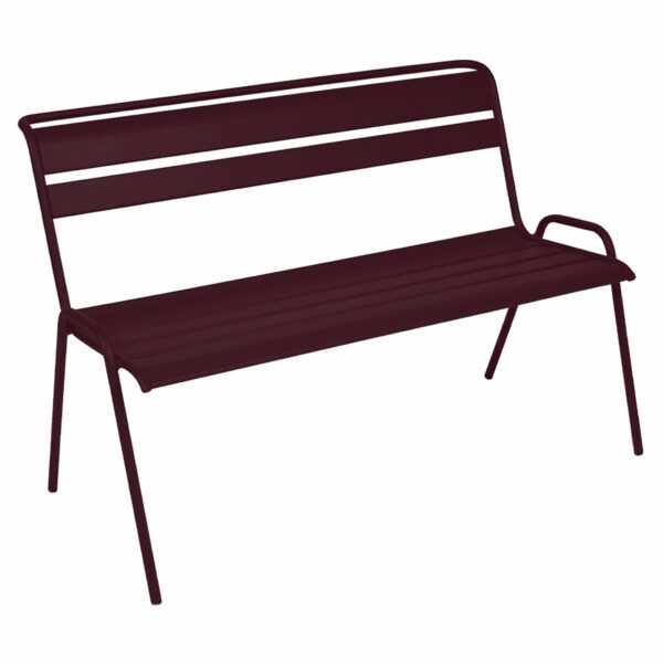 Fermob | Monceau 2/3 Seater Bench 46" - Black Cherry