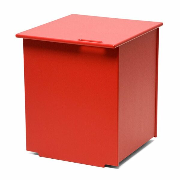 Loll Designs | Mondo Single Storage Box With Lid - Apple Red