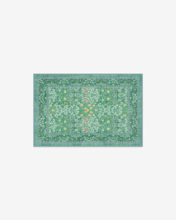 Ruggable | Morris & Co. Blackthorn Multicolor Jade Rug