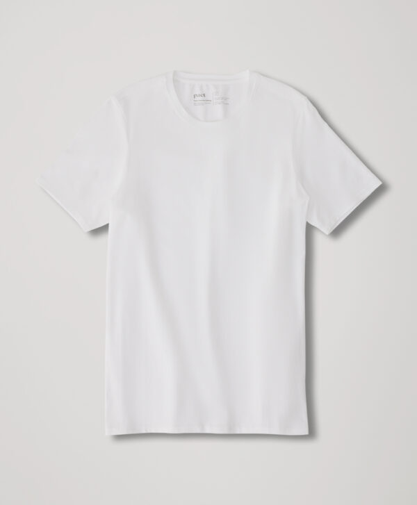 PACT Apparel | Men's White Coolretch Crew Undershirt