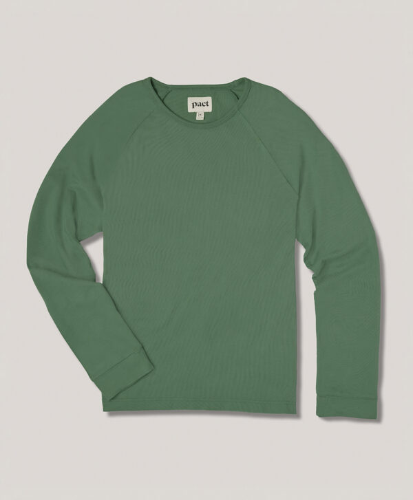 PACT Apparel | Men's Myrtle Vintage Long Sleeve Raglan Tee