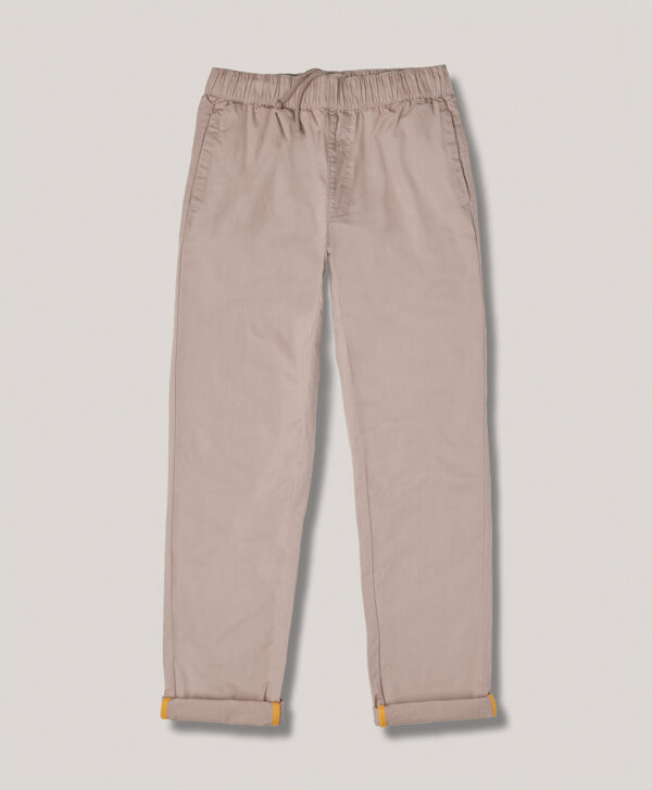 PACT Apparel | Men's Oyster Wovenill Roll Up Pant S2