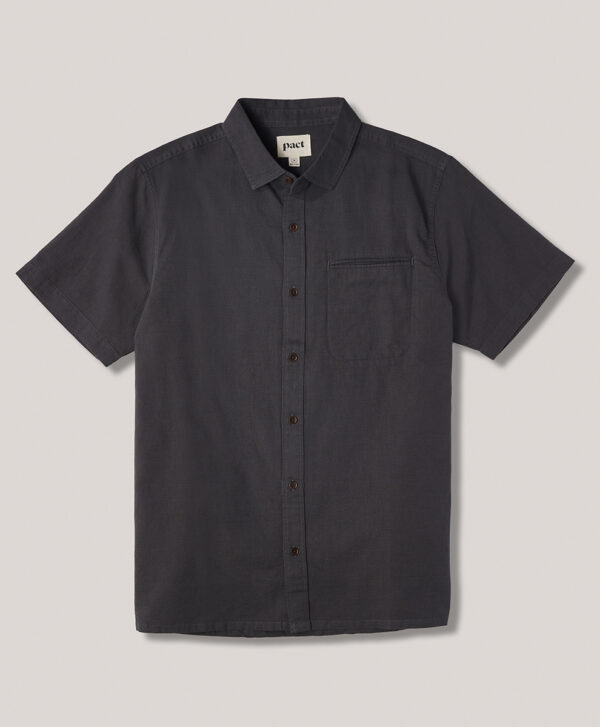 PACT Apparel | Men'sorm Canopy Linen Blend Button Up