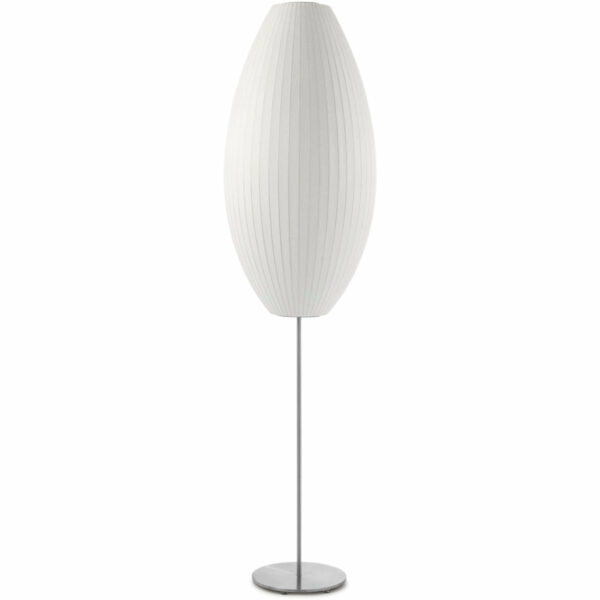 Herman Miller | Nelson® Bubble Lamp - Cigar® Floor Lamp - Large / Steel Base