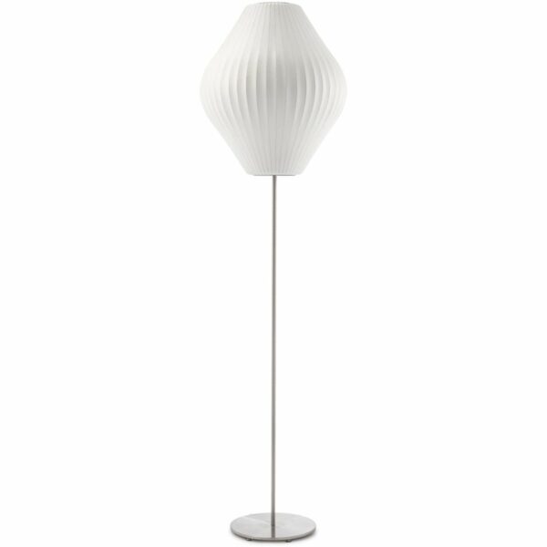 Herman Miller | Nelson® Bubble Lamp - Pear® Floor Lamp - Medium / Steel Base