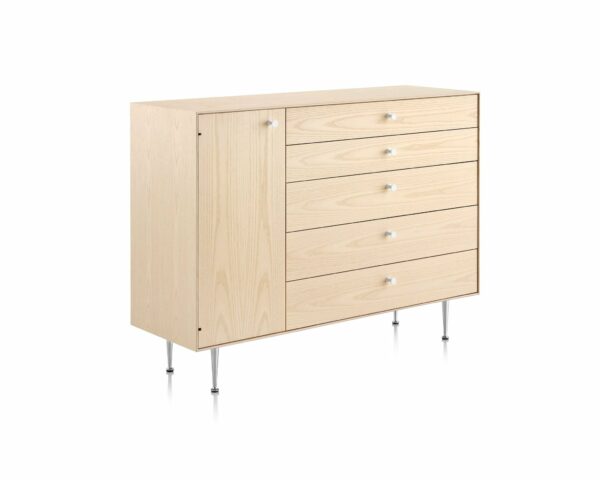 Herman Miller | Nelson® Thin Edge Chest Cabinet - Ash / Left