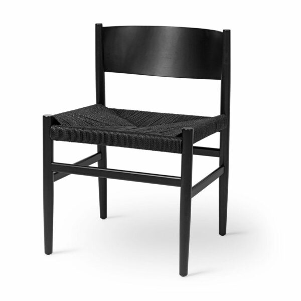 Mater | Nestor Chair - Black Stain Beech / Black Paper Cord