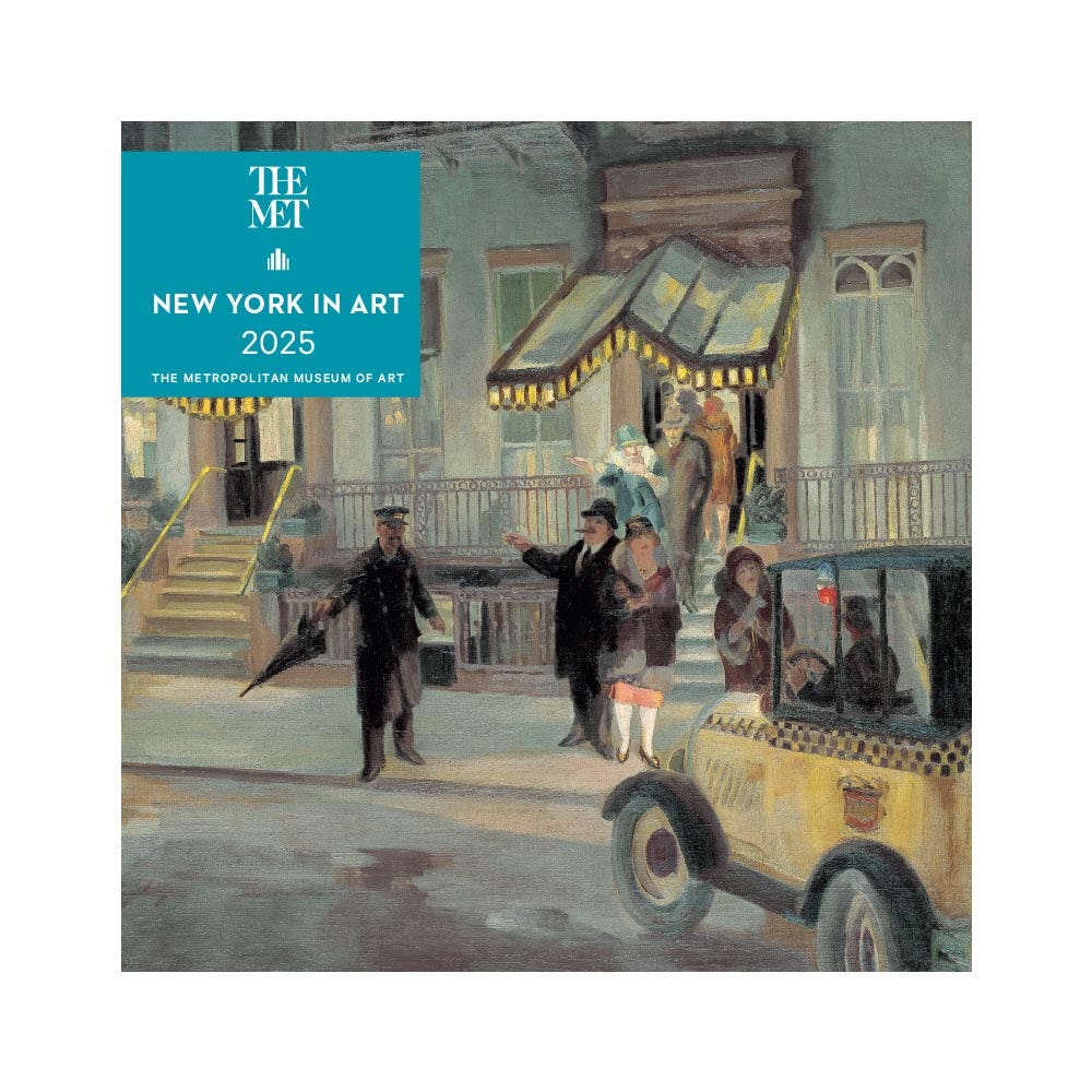 The MET | New York in Art Mini Wall Calendar 2025